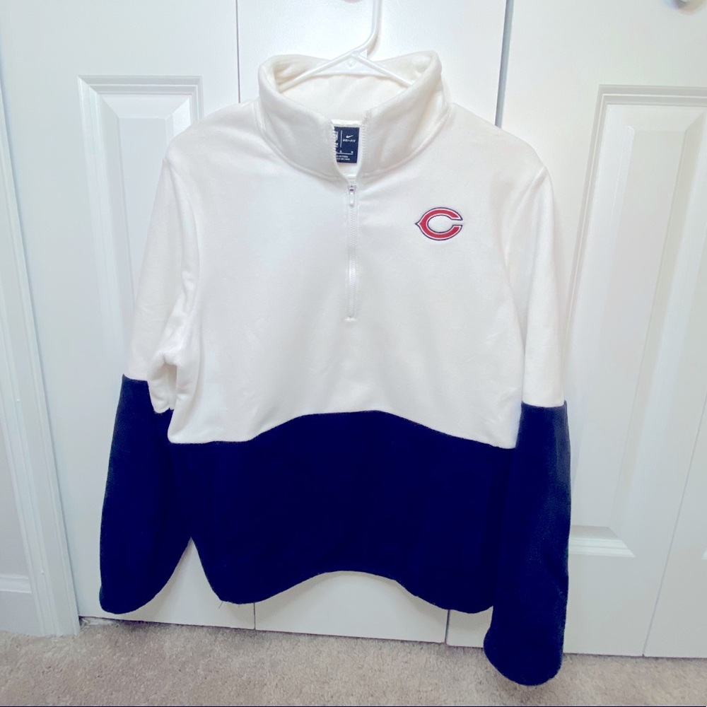 Nike Chicago Bears Quarter Zip Hoodie